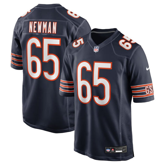 Luke Newman Chicago Bears Nike Navy Team Game Jersey