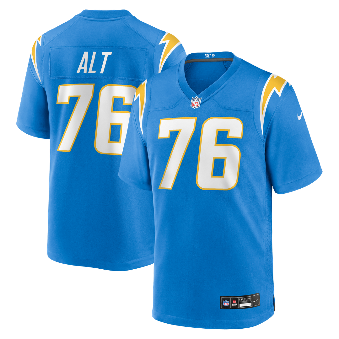Joe Alt Los Angeles Chargers Nike Gold Alternate Charger Power Game Player Jersey