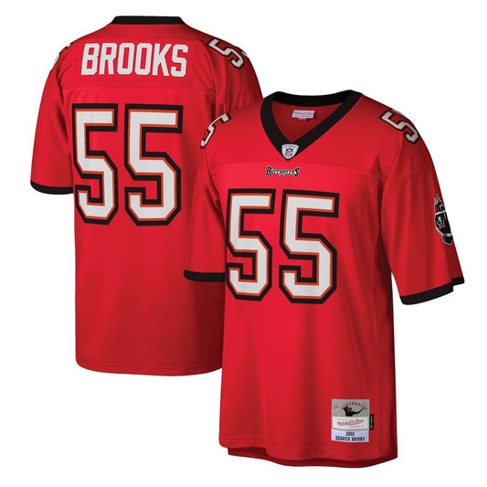 Derrick Brooks Tampa Bay Buccaneers Mitchell & Ness Red Legacy Replica Jersey