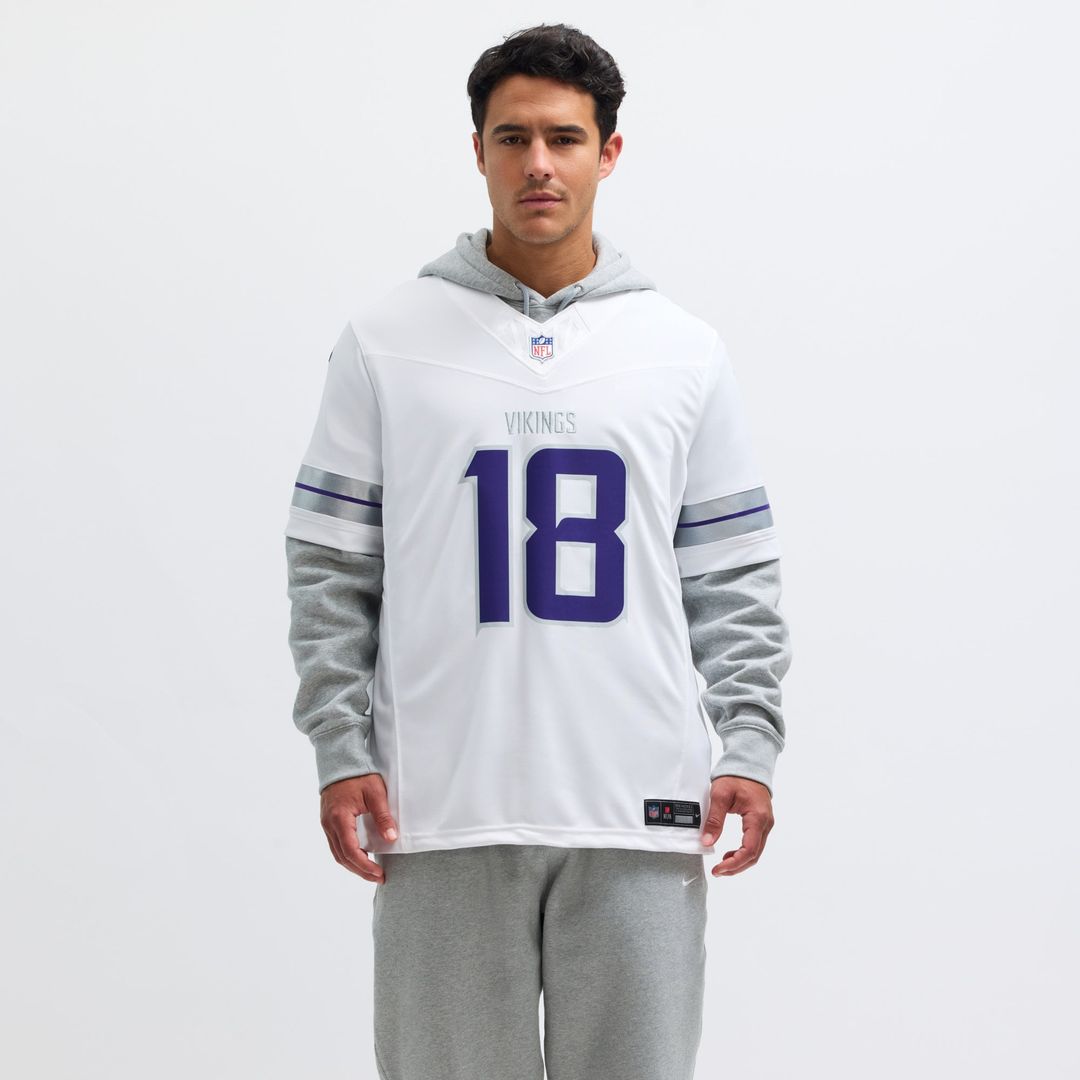 Justin Jefferson Minnesota Vikings Nike White Alternate Vapor F.U.S.E. Limited Jersey