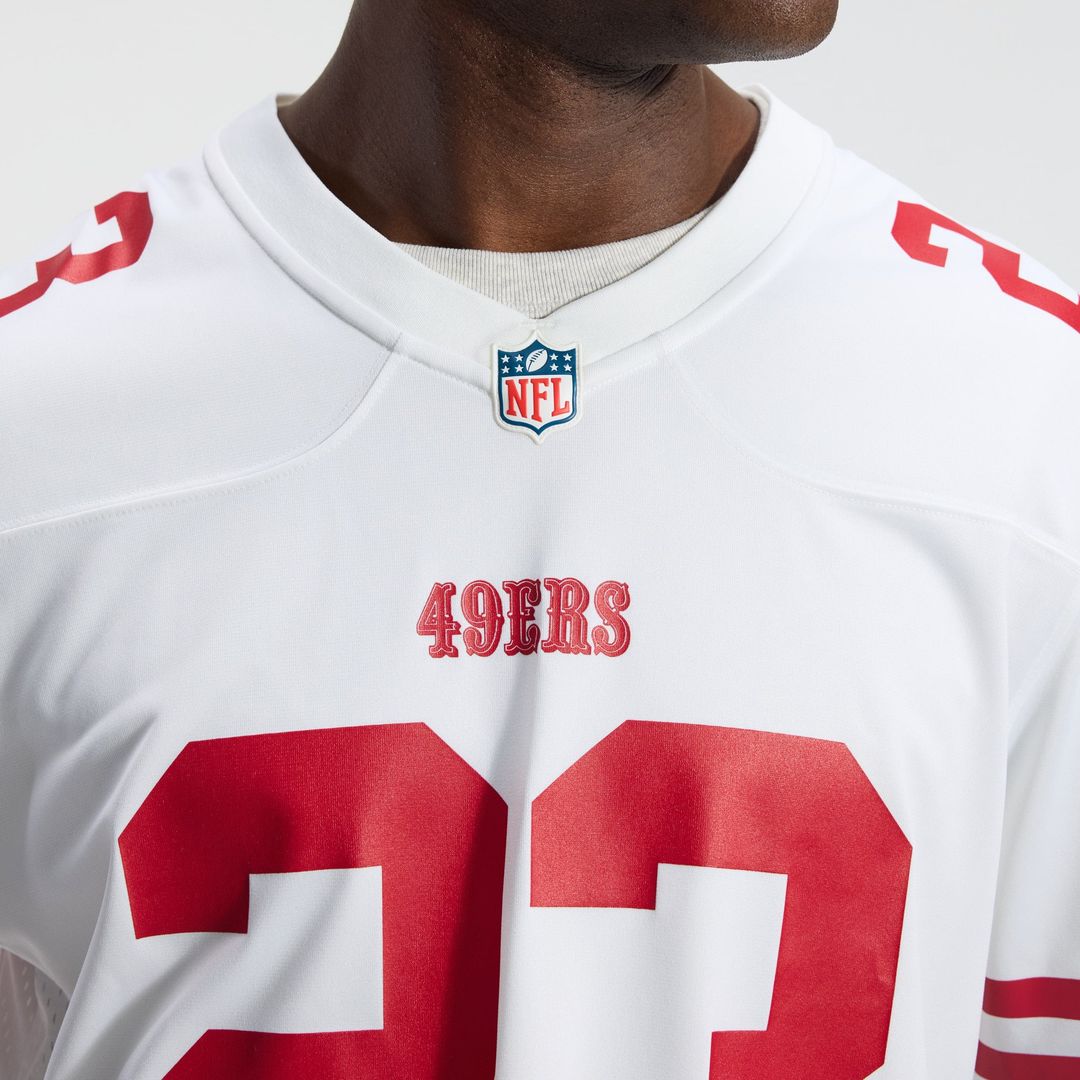 Christian McCaffrey San Francisco 49ers Nike White Game Player Jersey