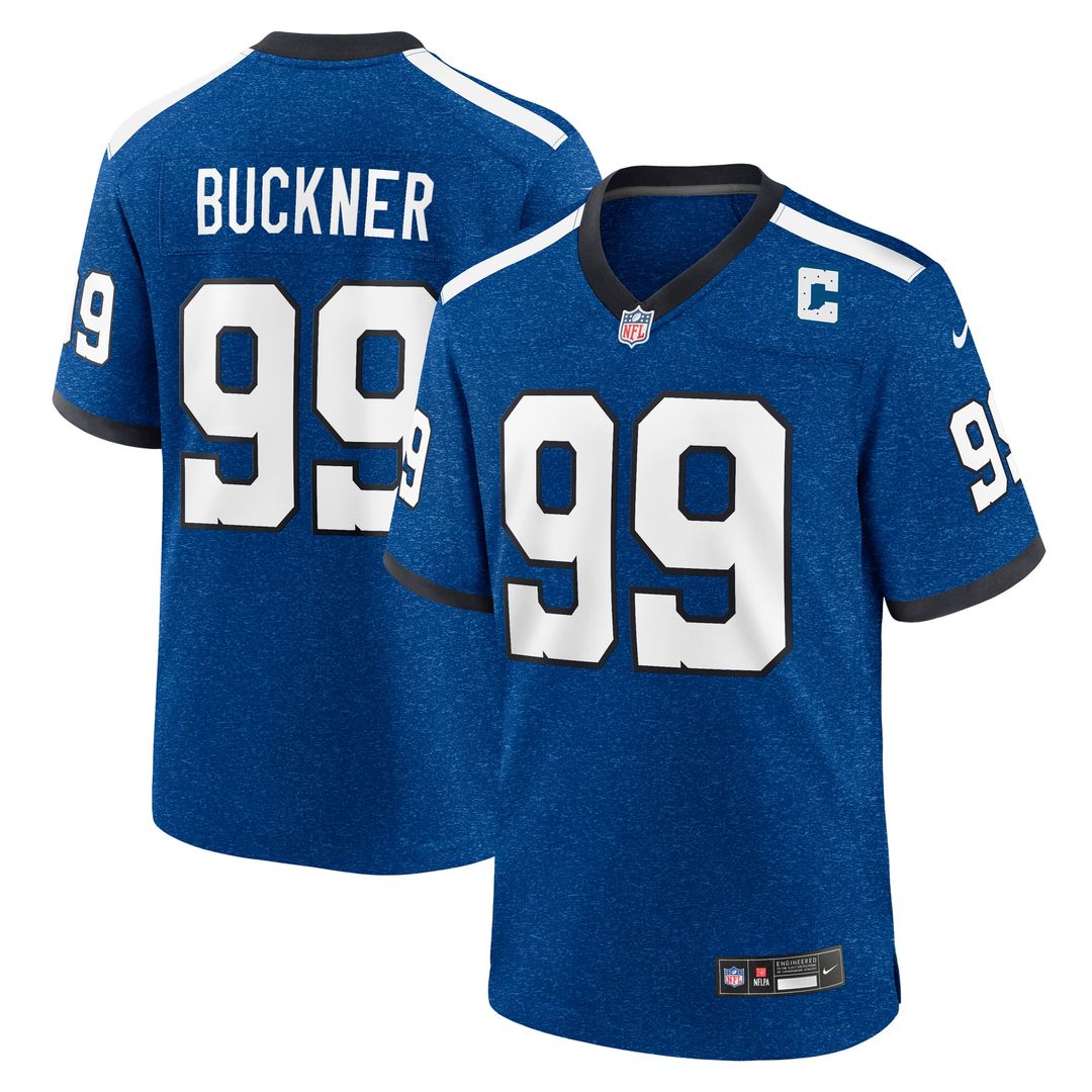 DeForest Buckner Indianapolis Colts Nike Blue Alternate Game Jersey