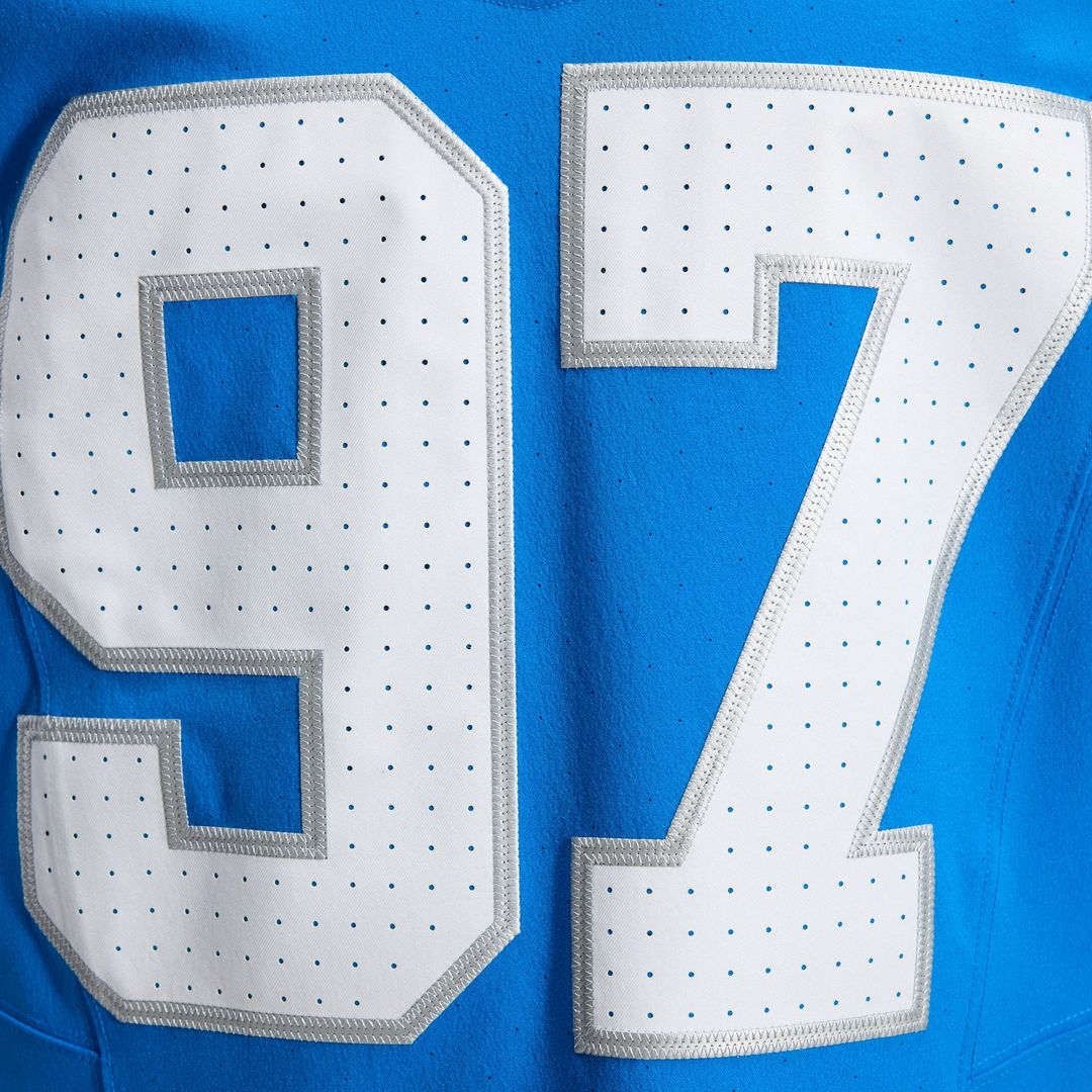 Aidan Hutchinson Detroit Lions Nike Black Alternate Vapor F.U.S.E. Elite Jersey