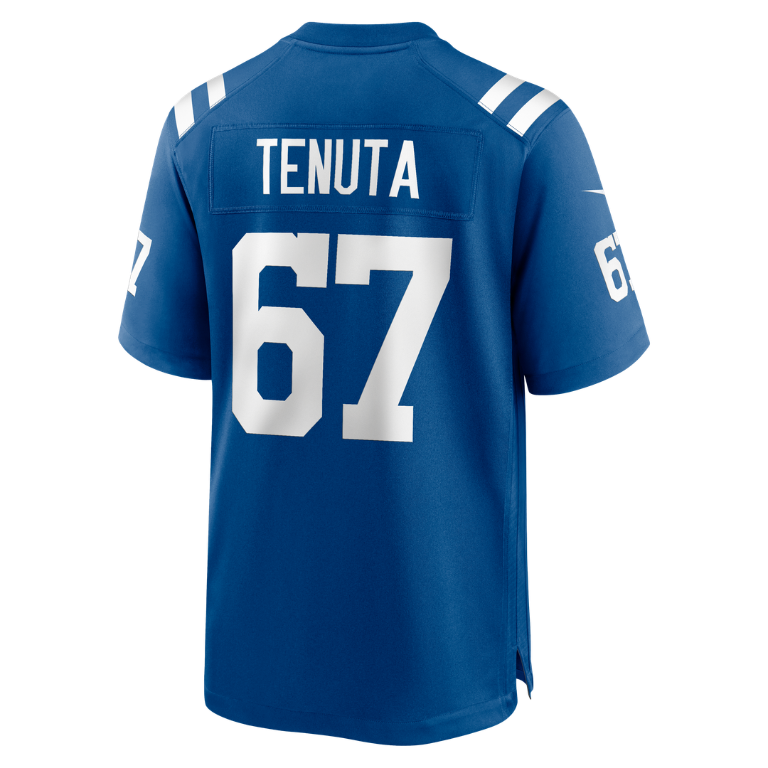 Luke Tenuta Indianapolis Colts Nike Royal Team Game Jersey