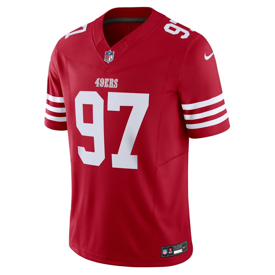 Nick Bosa San Francisco 49ers Nike Scarlet Vapor F.U.S.E. Limited Jersey