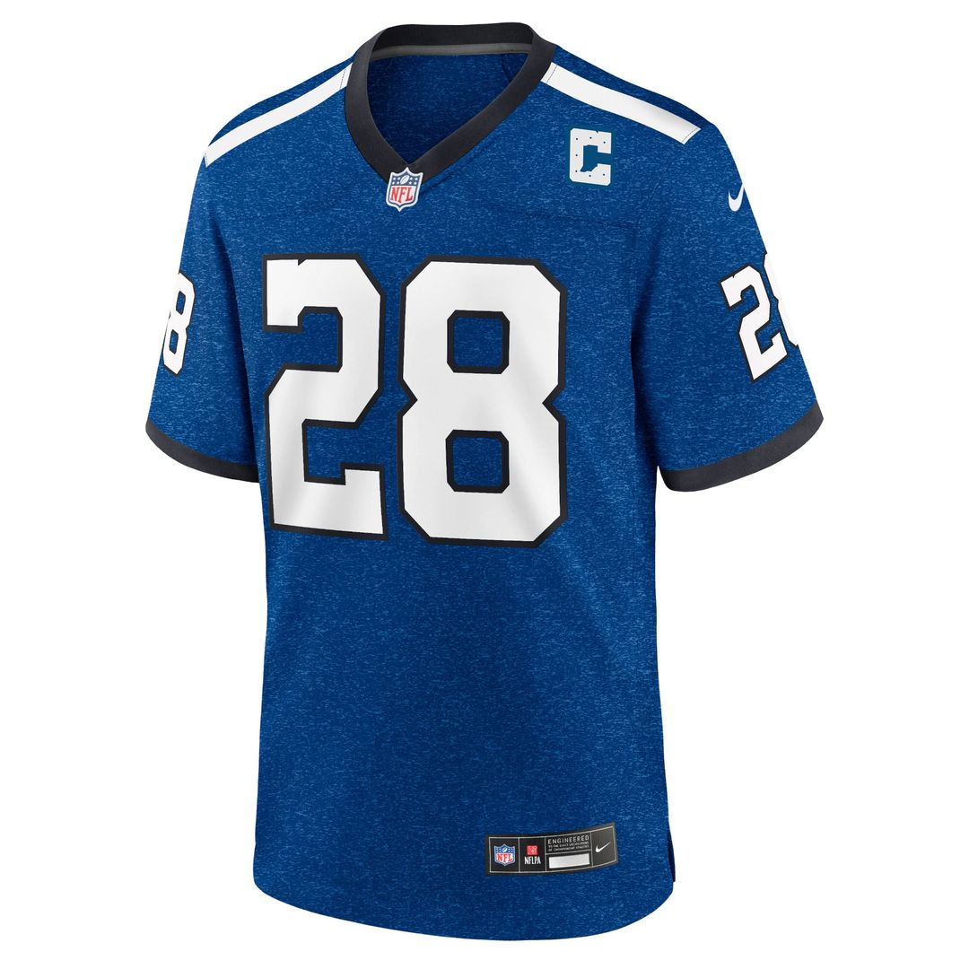 Jonathan Taylor Indianapolis Colts Nike Royal Indiana Nights Alternate Game Jersey