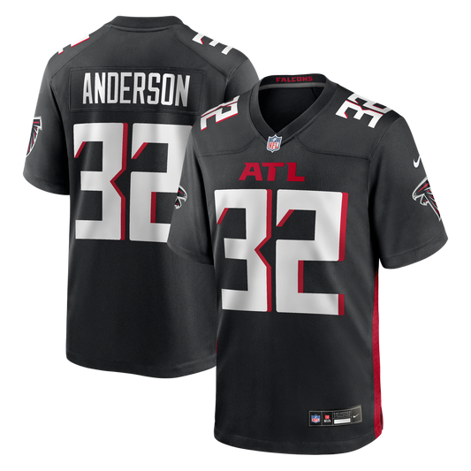 Jamal Anderson Atlanta Falcons Nike Black Game Retired Player Jersey
