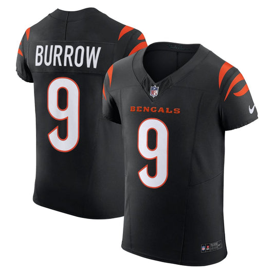 Joe Burrow Cincinnati Bengals Nike Black Team Vapor F.U.S.E. Elite Jersey