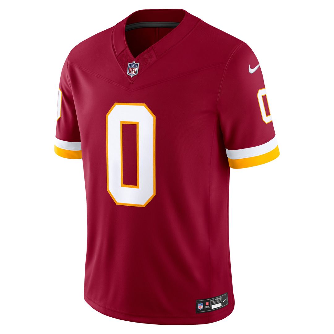 Mike Sainristil Washington Commanders Nike White Vapor F.U.S.E. Stitched Limited Jersey
