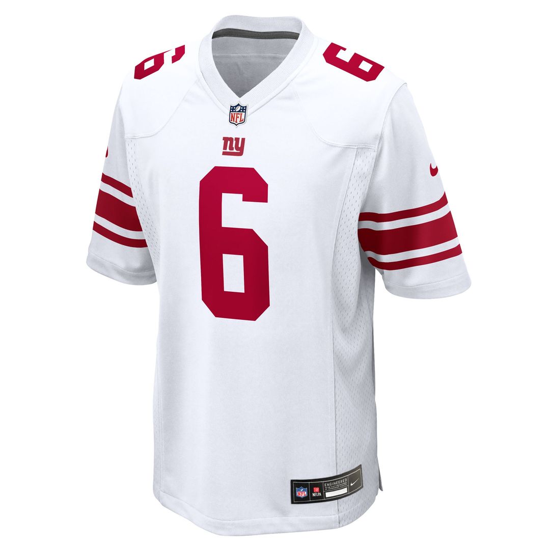 Jaxson Dart New York Giants Nike Red Alternate Century Red Game Jersey