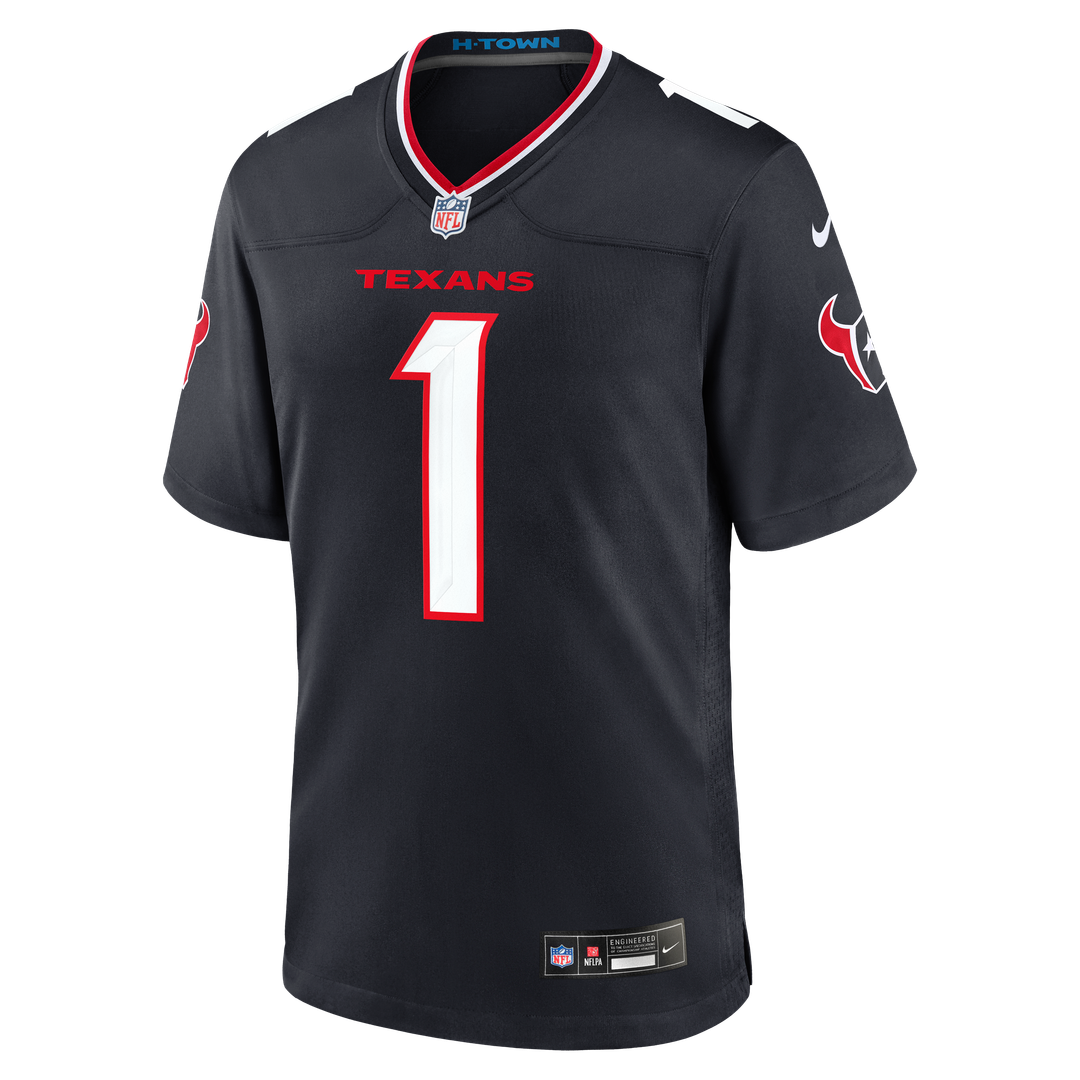 Tank Dell Houston Texans Nike Navy Team Game Jersey