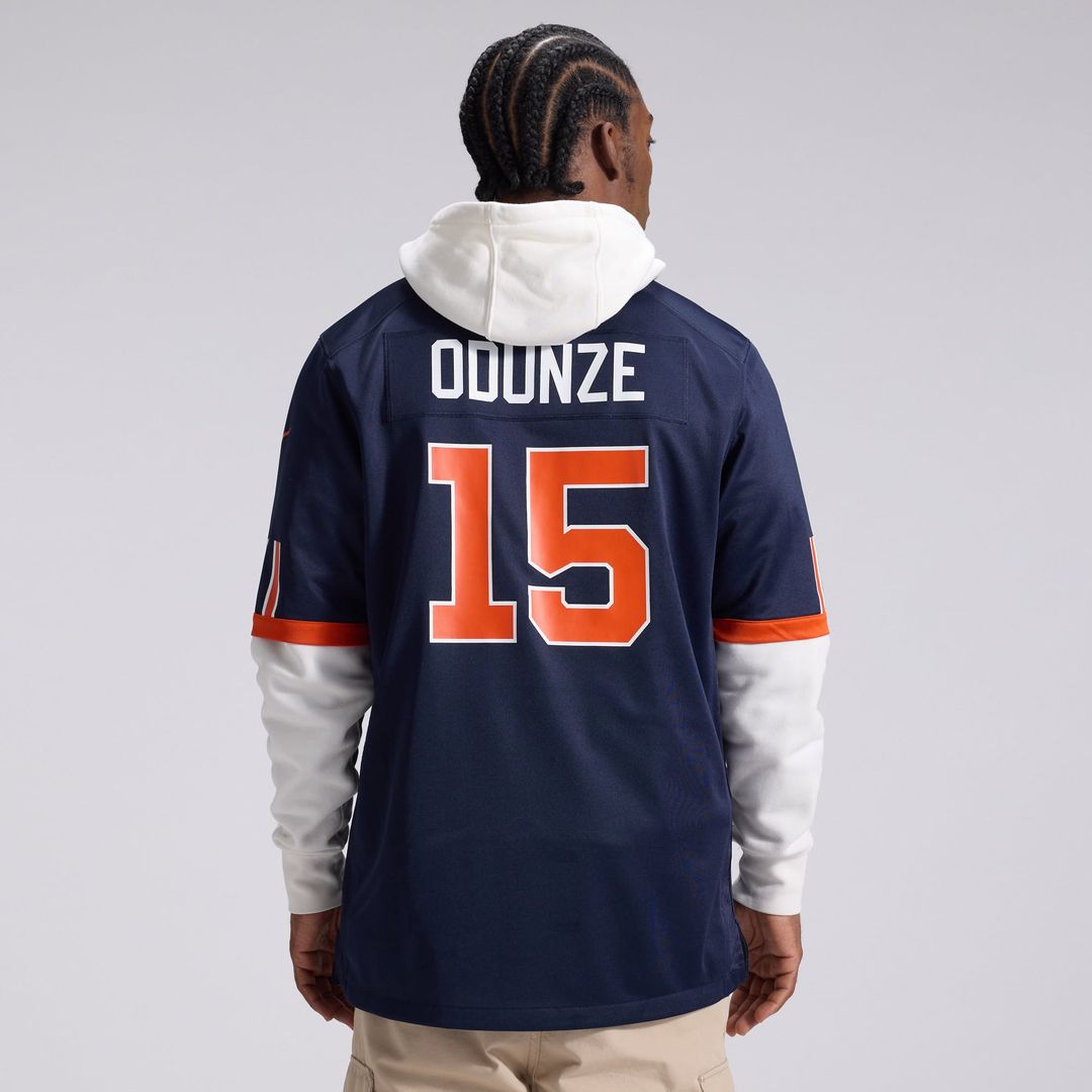 Rome Odunze Chicago Bears Nike Navy 2026 Rivalries Collection Game Jersey