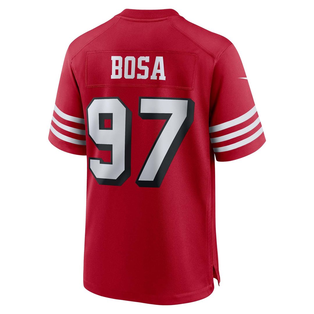 Nick Bosa San Francisco 49ers Nike Scarlet Alternate Game Jersey