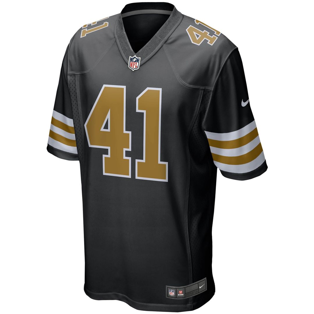 Alvin Kamara New Orleans Saints Nike Black Alternate Game Jersey
