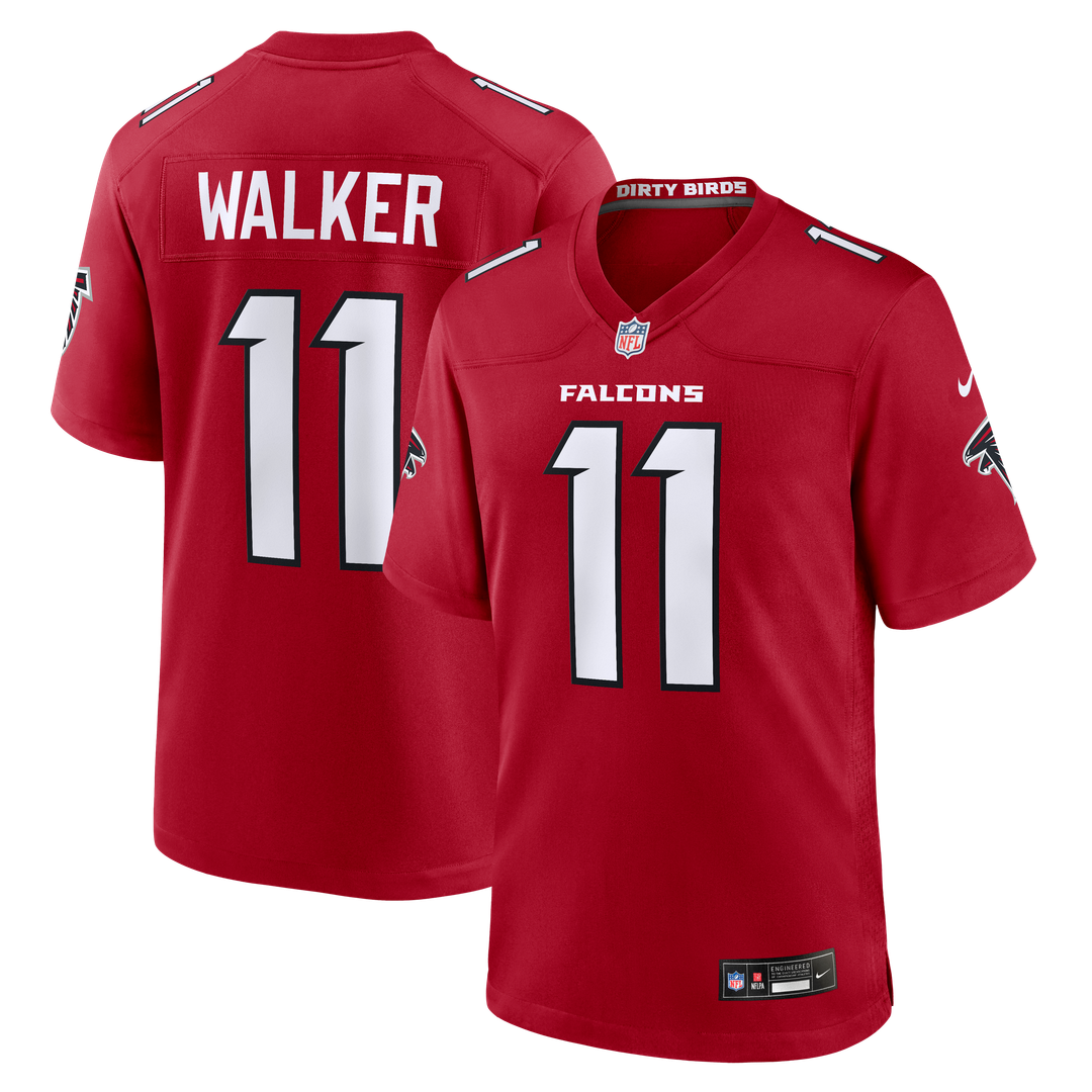 Jalon Walker Atlanta Falcons Nike Red Game Jersey