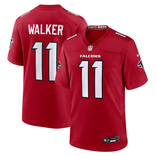 Jalon Walker Atlanta Falcons Nike Red Game Jersey