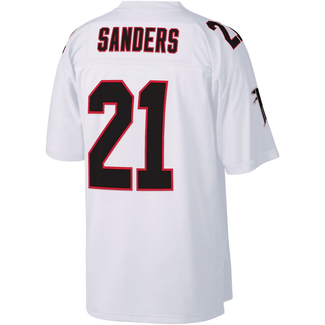 Deion Sanders Atlanta Falcons Mitchell & Ness White Legacy Replica Jersey