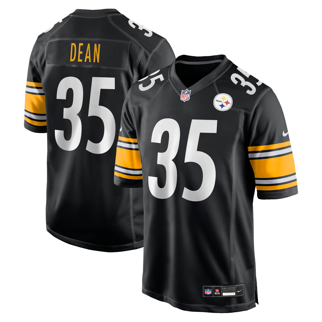 Jamel Dean Pittsburgh Steelers Nike Black Team Game Jersey