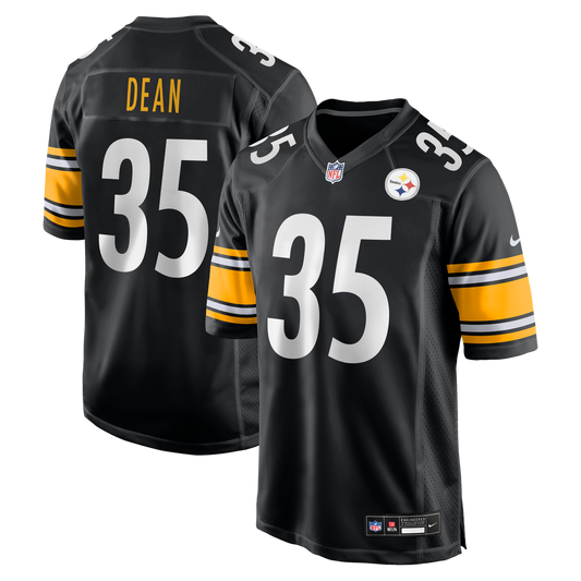 Jamel Dean Pittsburgh Steelers Nike Black Team Game Jersey