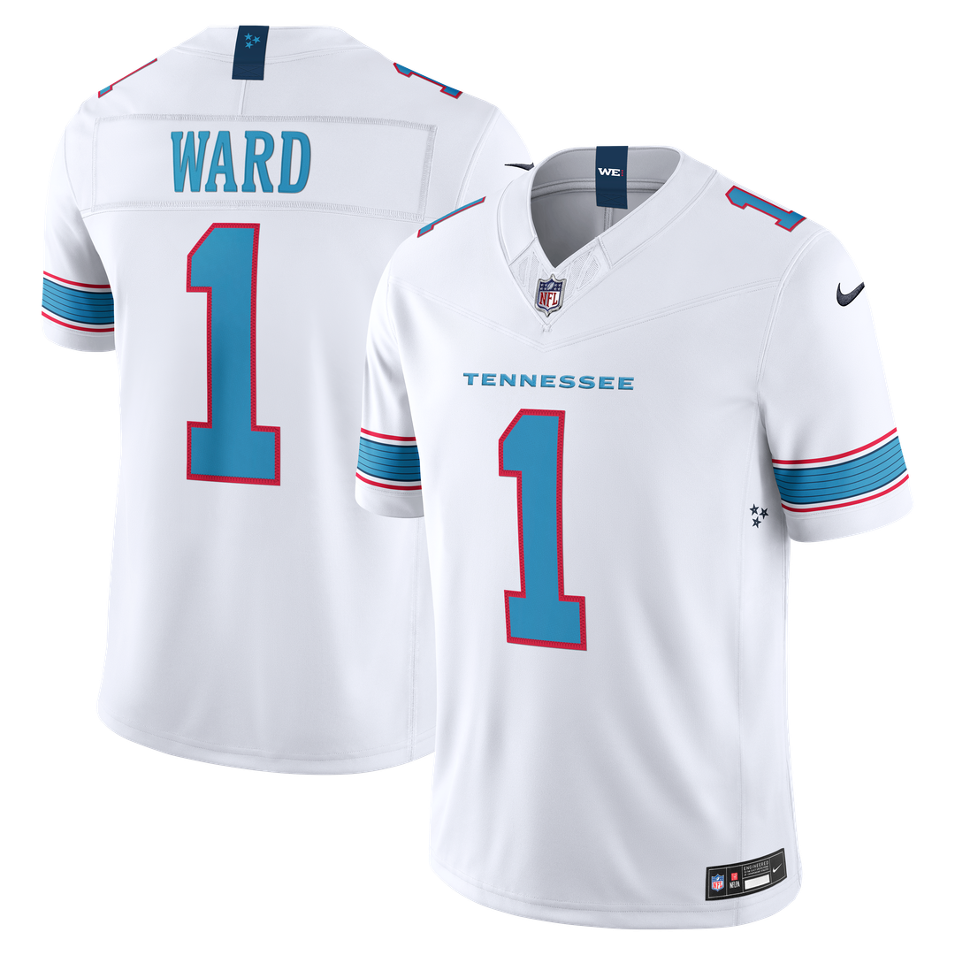 Cameron Ward Tennessee Titans Nike Light Blue Team Vapor F.U.S.E. Stitched Limited Jersey