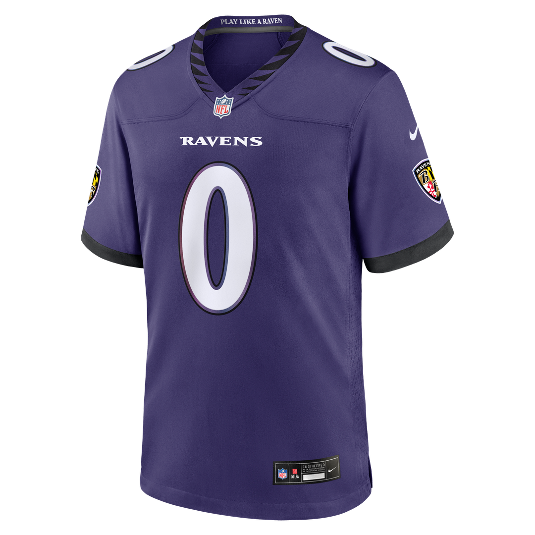 Roquan Smith Baltimore Ravens Nike Purple Team Game Jersey