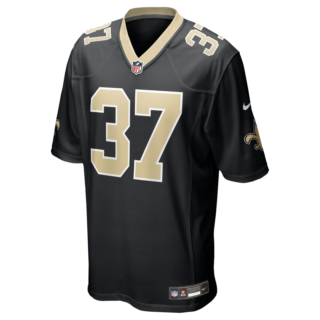 Jordan Mims New Orleans Saints Nike Black Team Game Jersey