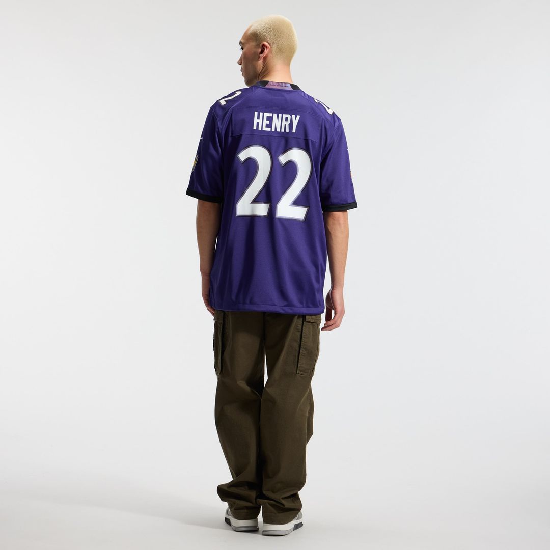Derrick Henry Baltimore Ravens Nike Purple Team Game Jersey