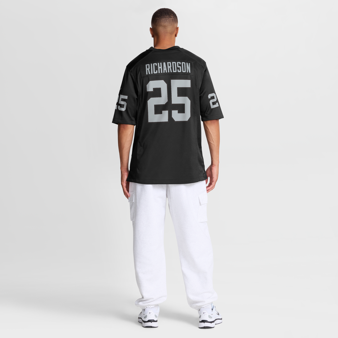 Decamerion Richardson Las Vegas Raiders Nike Black Team Game Jersey