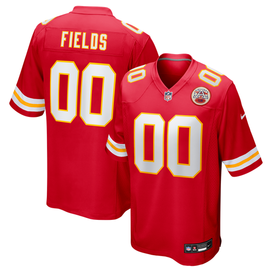 Justin Fields Kansas City Chiefs Nike Red Game Jersey