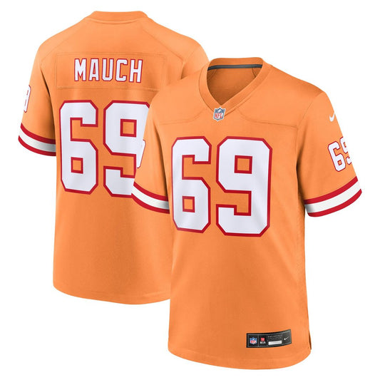 Cody Mauch Tampa Bay Buccaneers Nike Orange Alternate Game Jersey