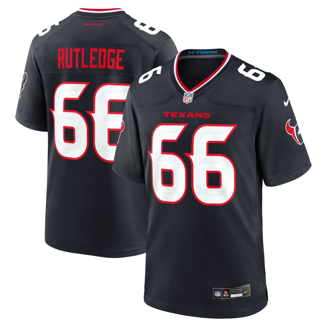 Keylan Rutledge Houston Texans Nike Navy Team Game Jersey