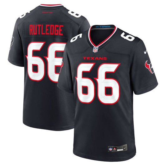 Keylan Rutledge Houston Texans Nike Navy Team Game Jersey
