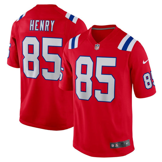 Hunter Henry New England Patriots Nike Red Game Alternate Jersey