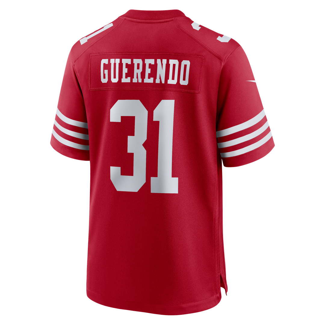 Isaac Guerendo San Francisco 49ers Nike Scarlet Game Jersey