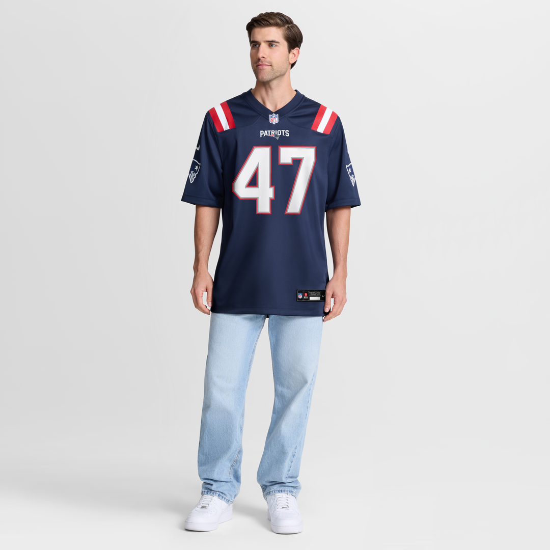 Julian Ashby New England Patriots Nike Navy Team Game Jersey
