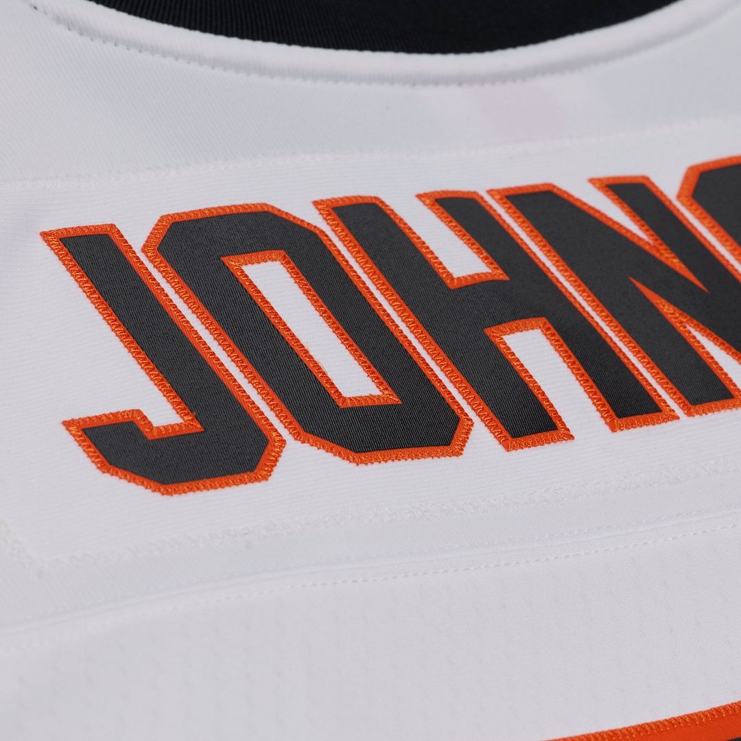 Chad Johnson Cincinnati Bengals Mitchell & Ness White 2001 Legacy Replica Player Jersey