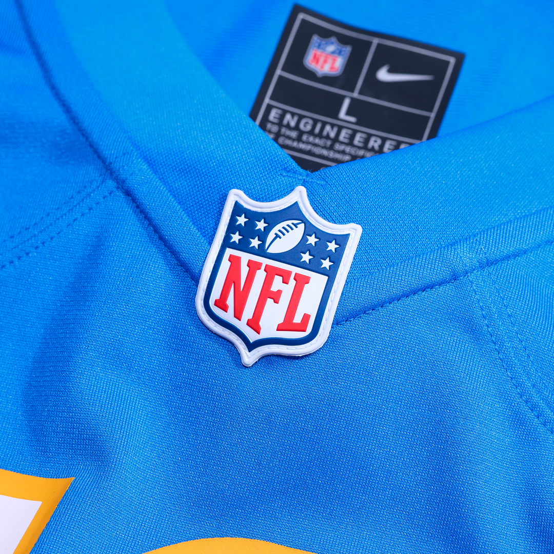 Oronde Gadsden Los Angeles Chargers Nike Powder Blue Team Game Jersey