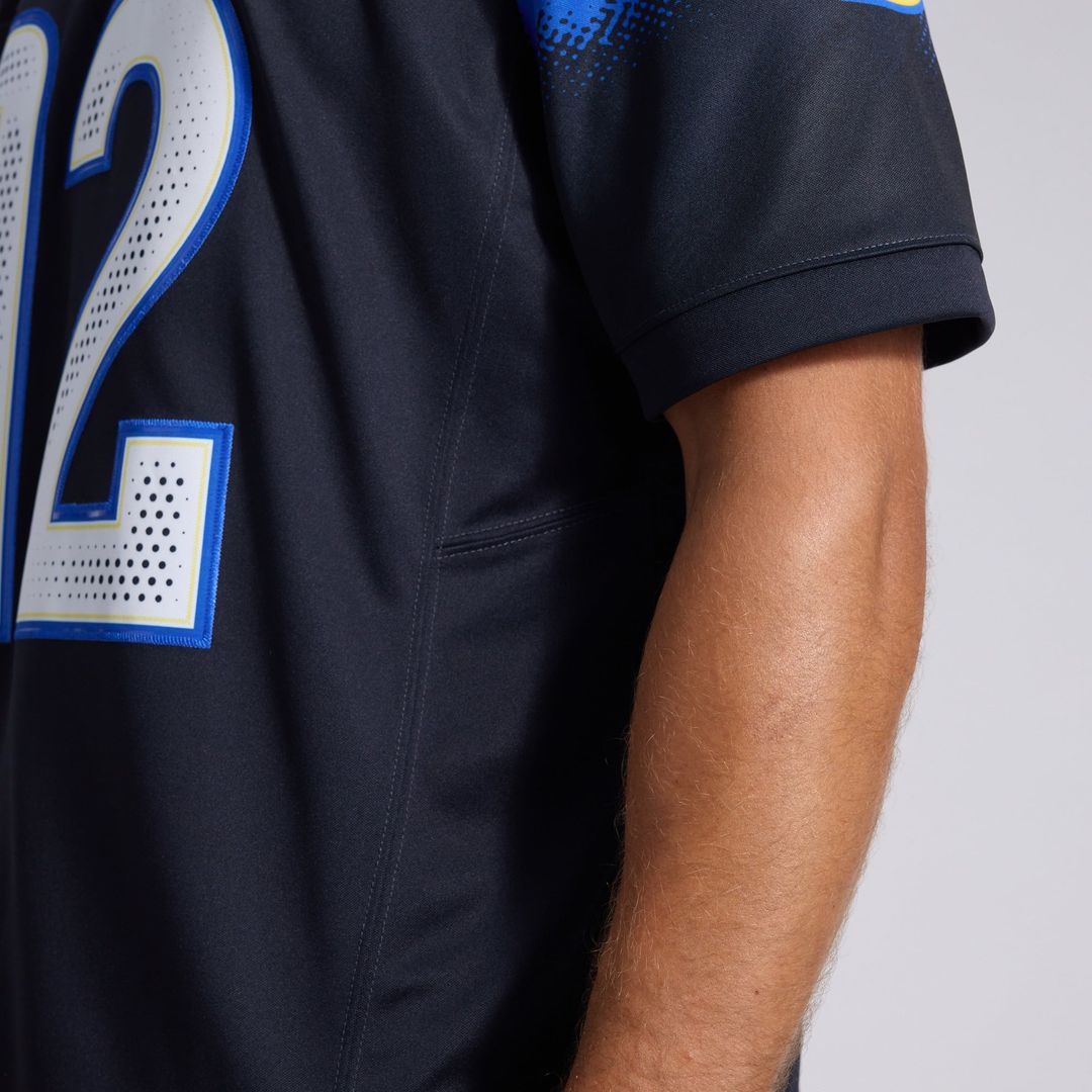Puka Nacua Los Angeles Rams Nike Dark Blue Rivalries Collection Stitched Limited Jersey
