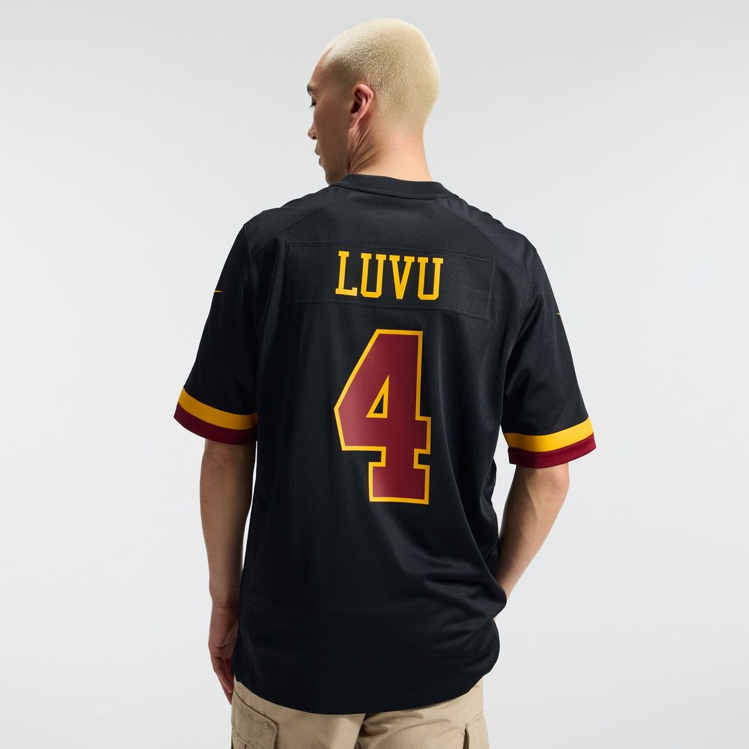 Frankie Luvu Washington Commanders Nike Black Hail Raiser Alternate Game Jersey