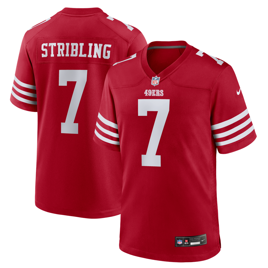 De'Zhaun Stribling San Francisco 49ers Nike Scarlet Game Jersey