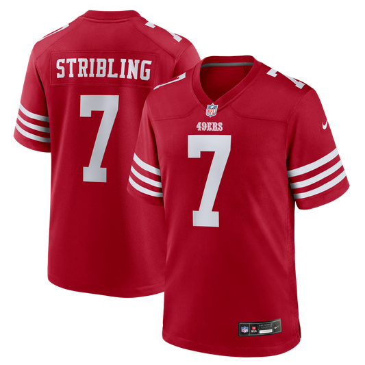 De'Zhaun Stribling San Francisco 49ers Nike Scarlet Game Jersey