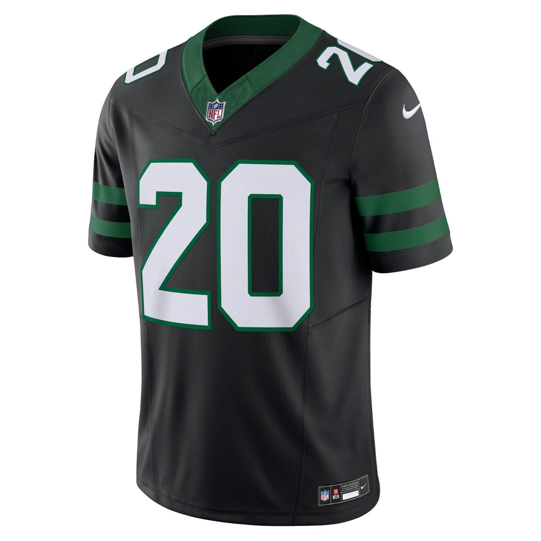 Breece Hall New York Jets Nike Legacy Black Alternate Vapor F.U.S.E. Limited Jersey