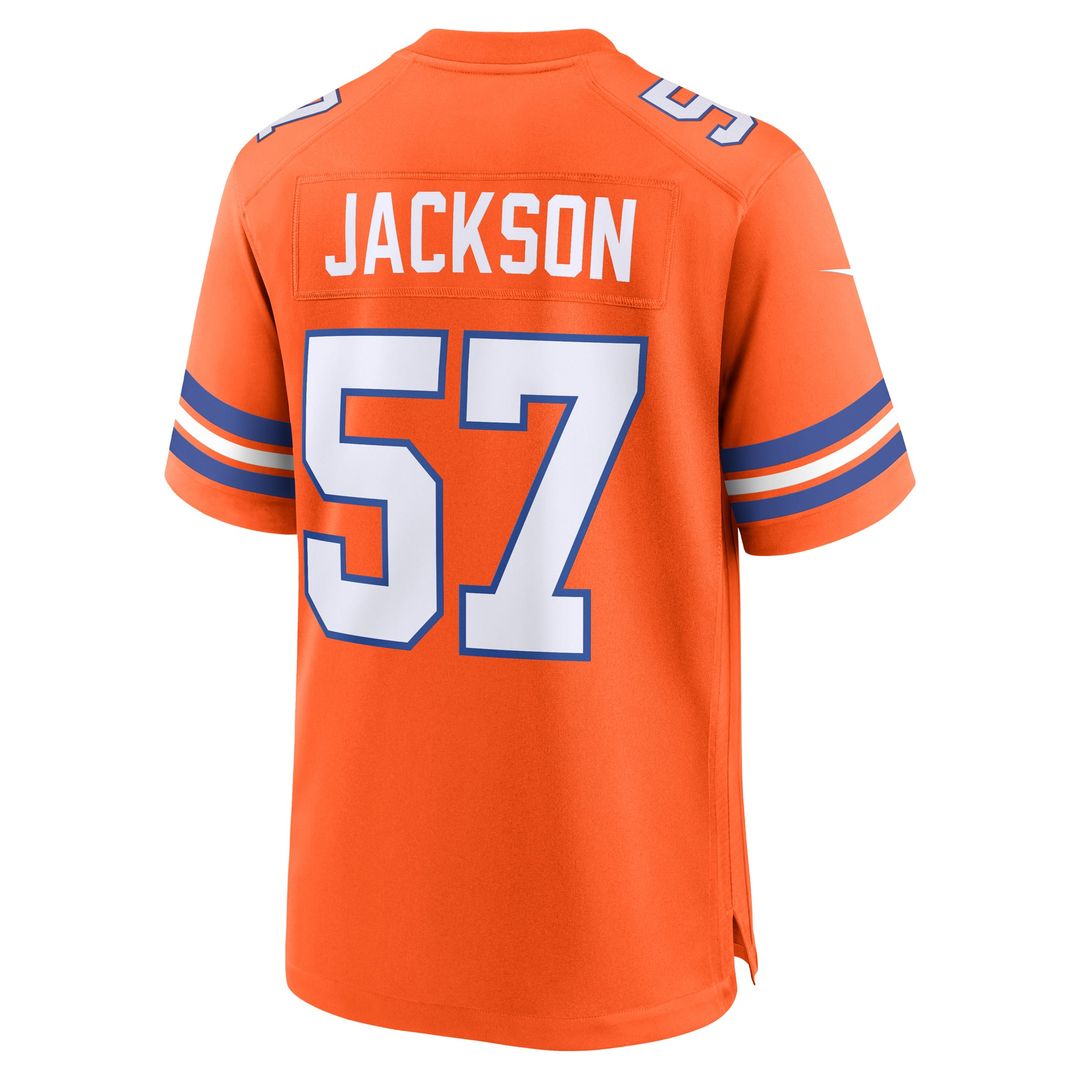Tom Jackson Denver Broncos Nike Orange Retired Player Alternate Game Jersey