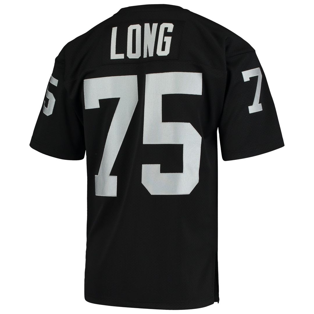 Howie Long Las Vegas Raiders 1983 Mitchell & Ness Black Authentic Throwback Retired Player Jersey