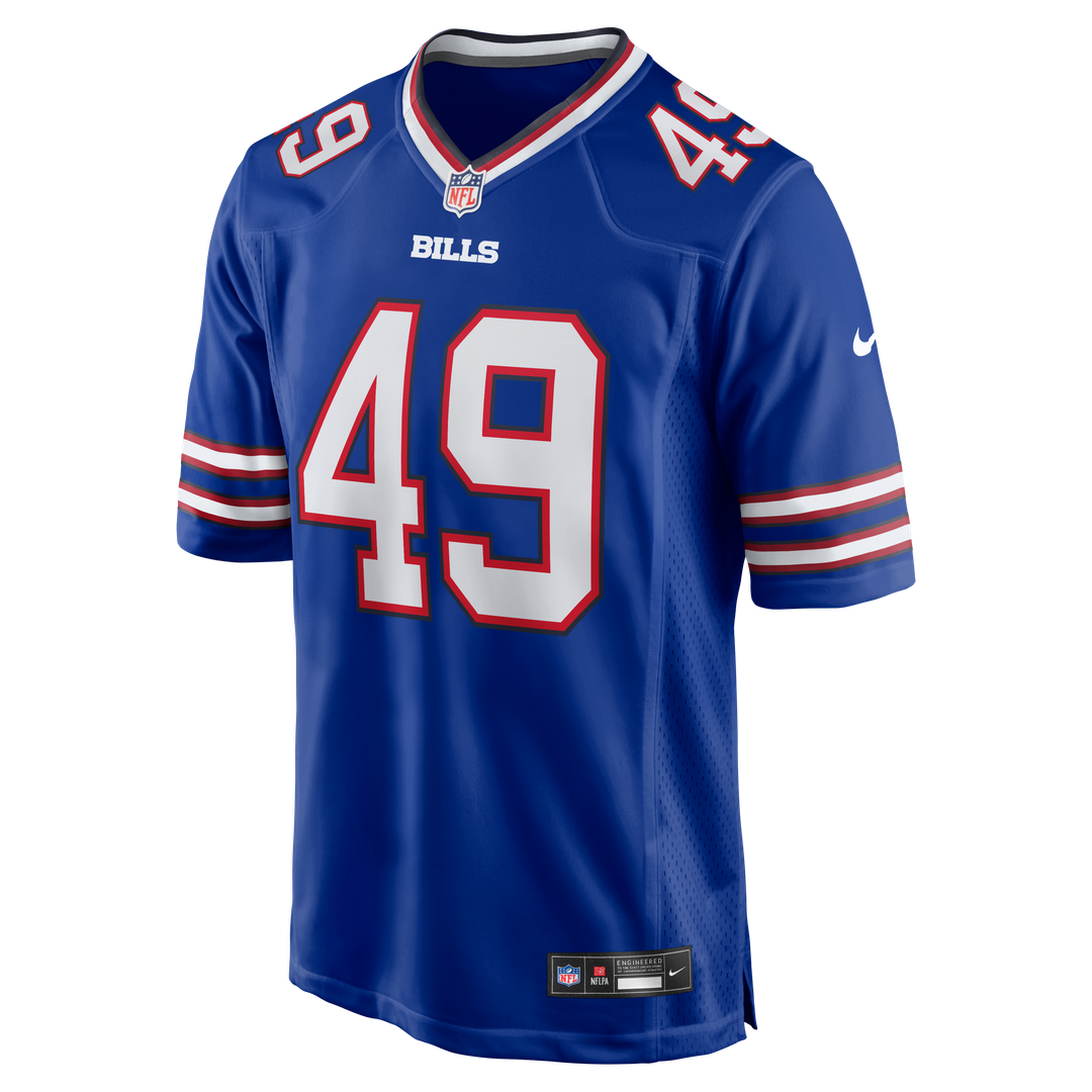 DaShaun White Buffalo Bills Nike Royal Team Game Jersey