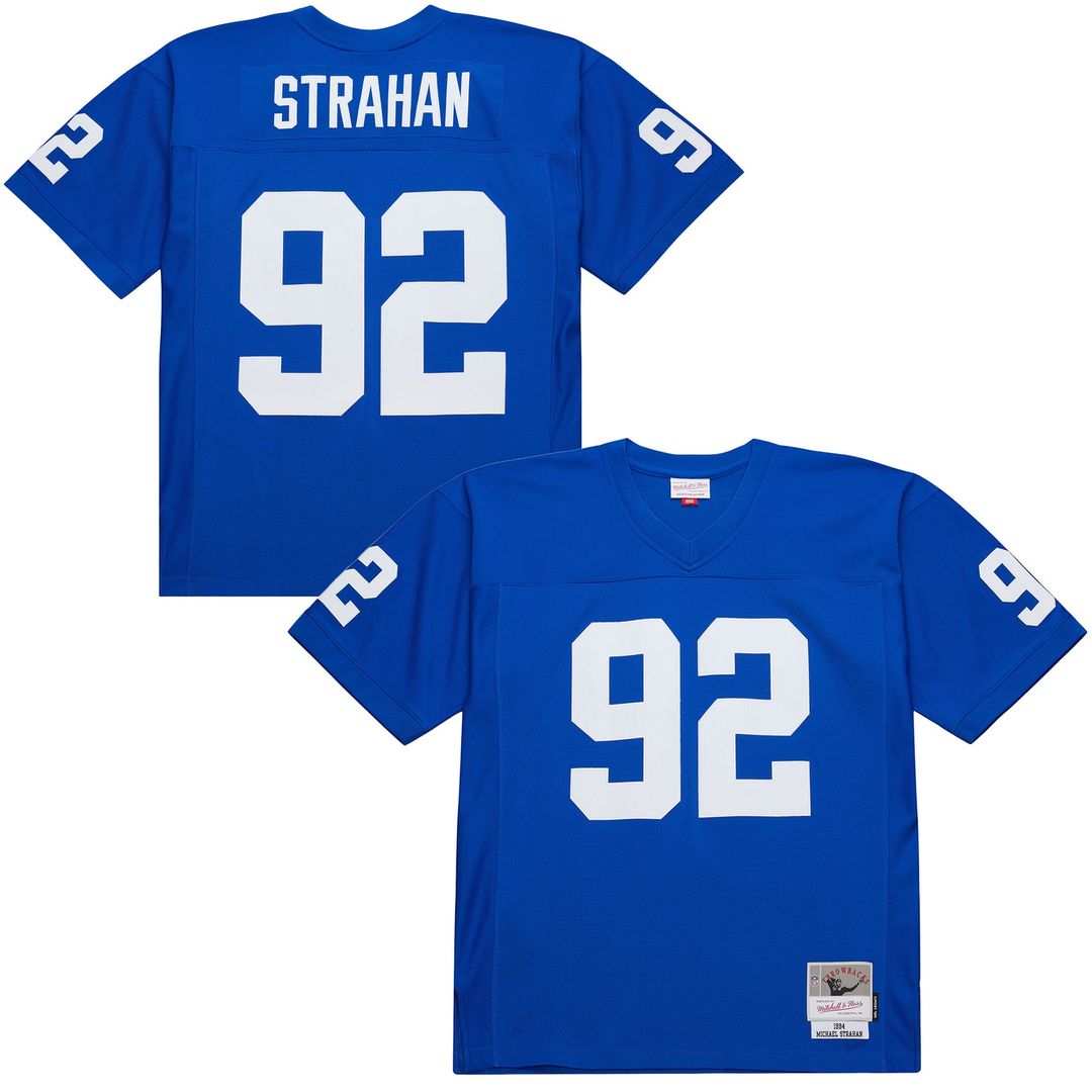 Michael Strahan New York Giants Mitchell & Ness Royal 1994 Legacy Replica Jersey