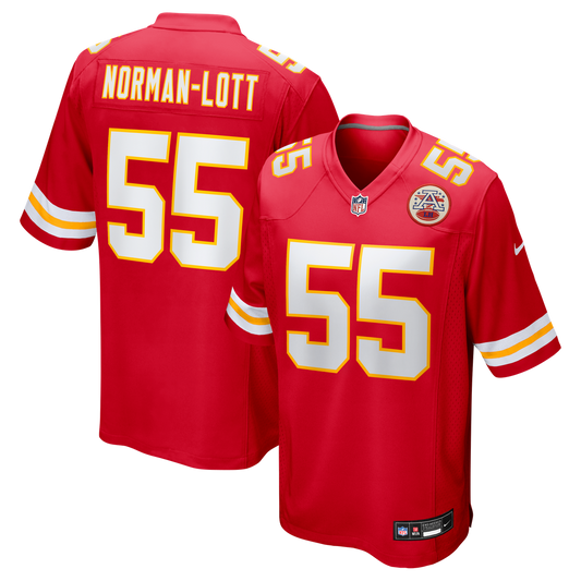 Omarr Norman-Lott Kansas City Chiefs Nike Red Team Game Jersey