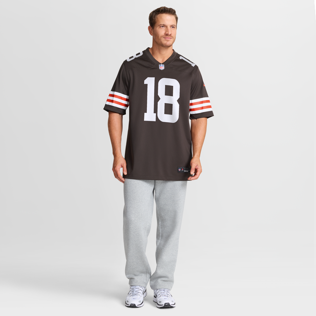 David Bell Cleveland Browns Nike Brown Game Jersey
