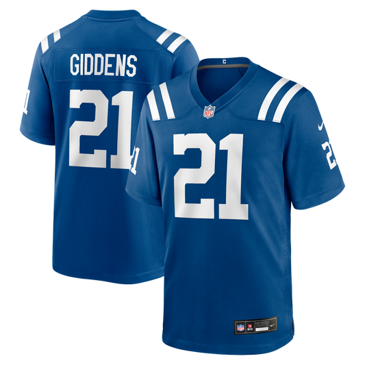 DJ Giddens Indianapolis Colts Nike Royal Team Game Jersey