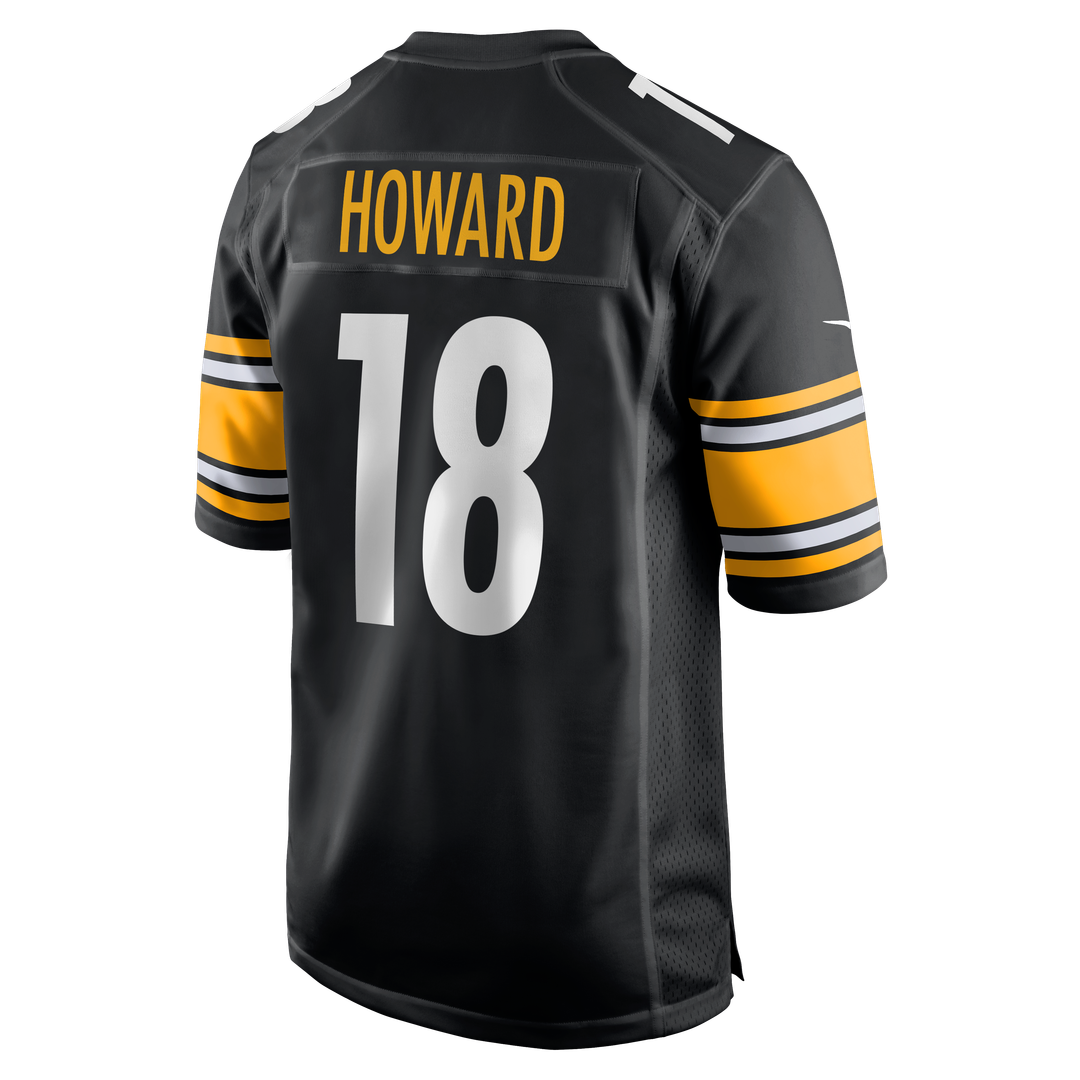 Will Howard Pittsburgh Steelers Nike Black Team Game Jersey